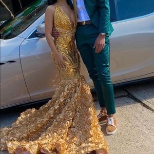 Gold Prom Dress